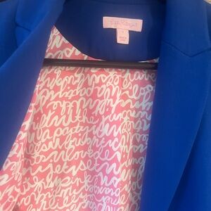 Lilly Pulitzer Vibrant Blue Blazer